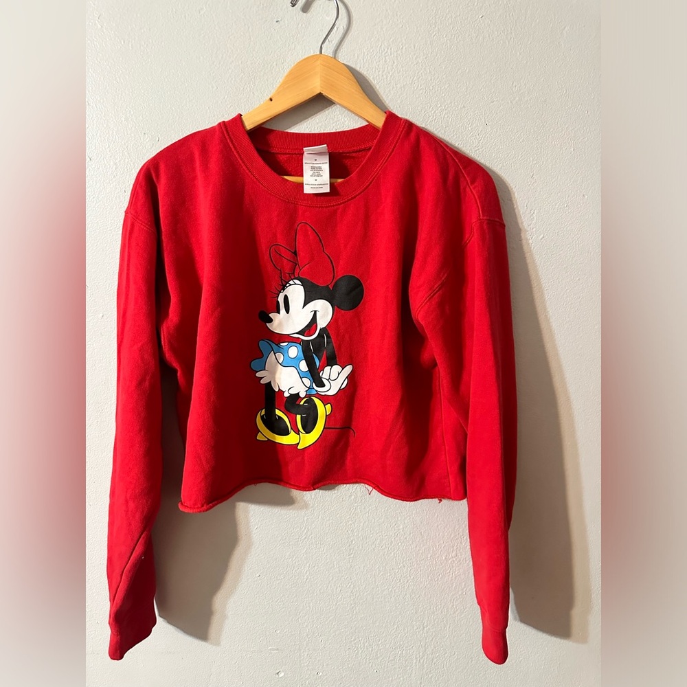 Disney Minnie Mouse Cropped Pullover